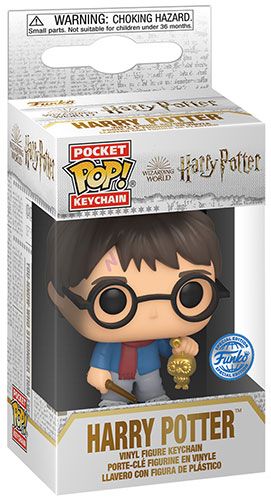 Funko Pocket Keychain - Holiday Harry Potter - Harry - Special  Edition - Portachiavi