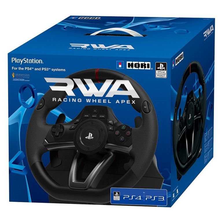 Racing Wheel Apex RWA HORI - Volante (PS3 - PS4)